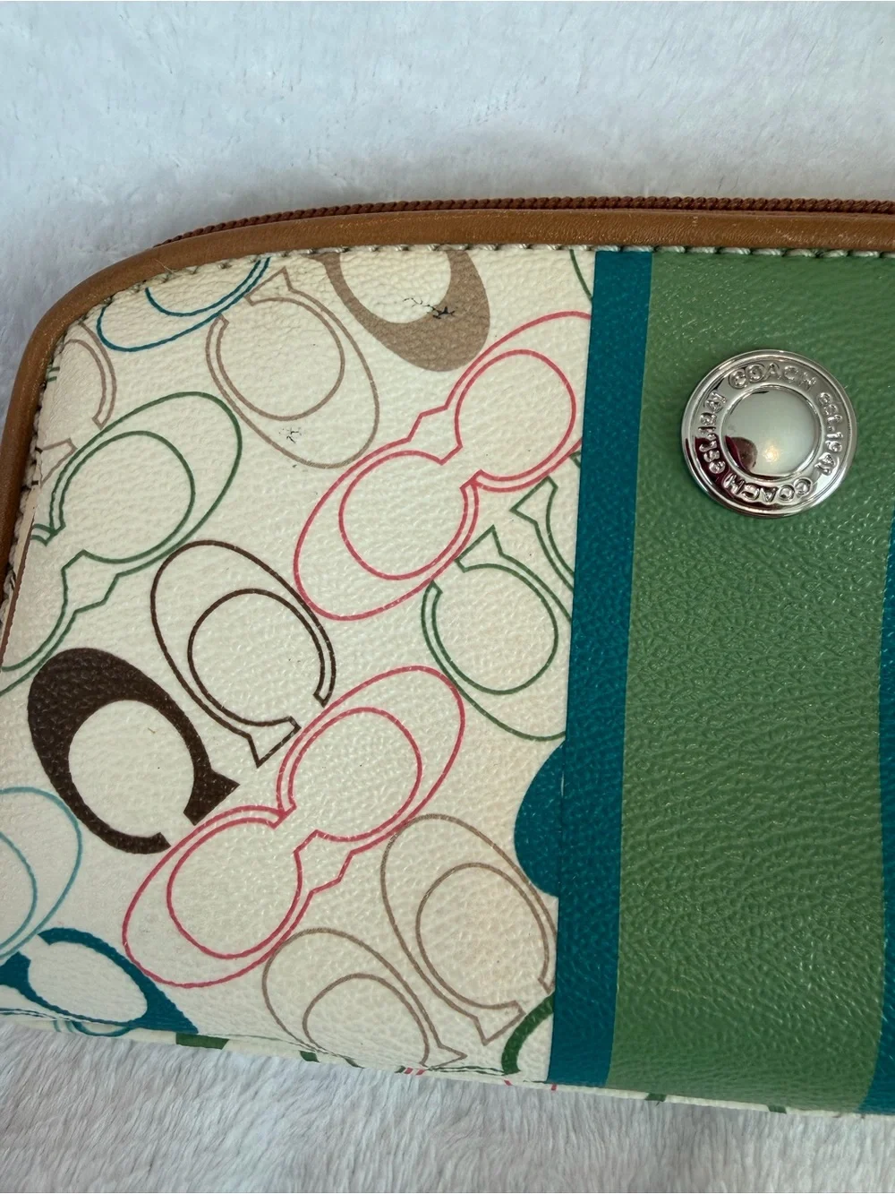 Coach coated canvas